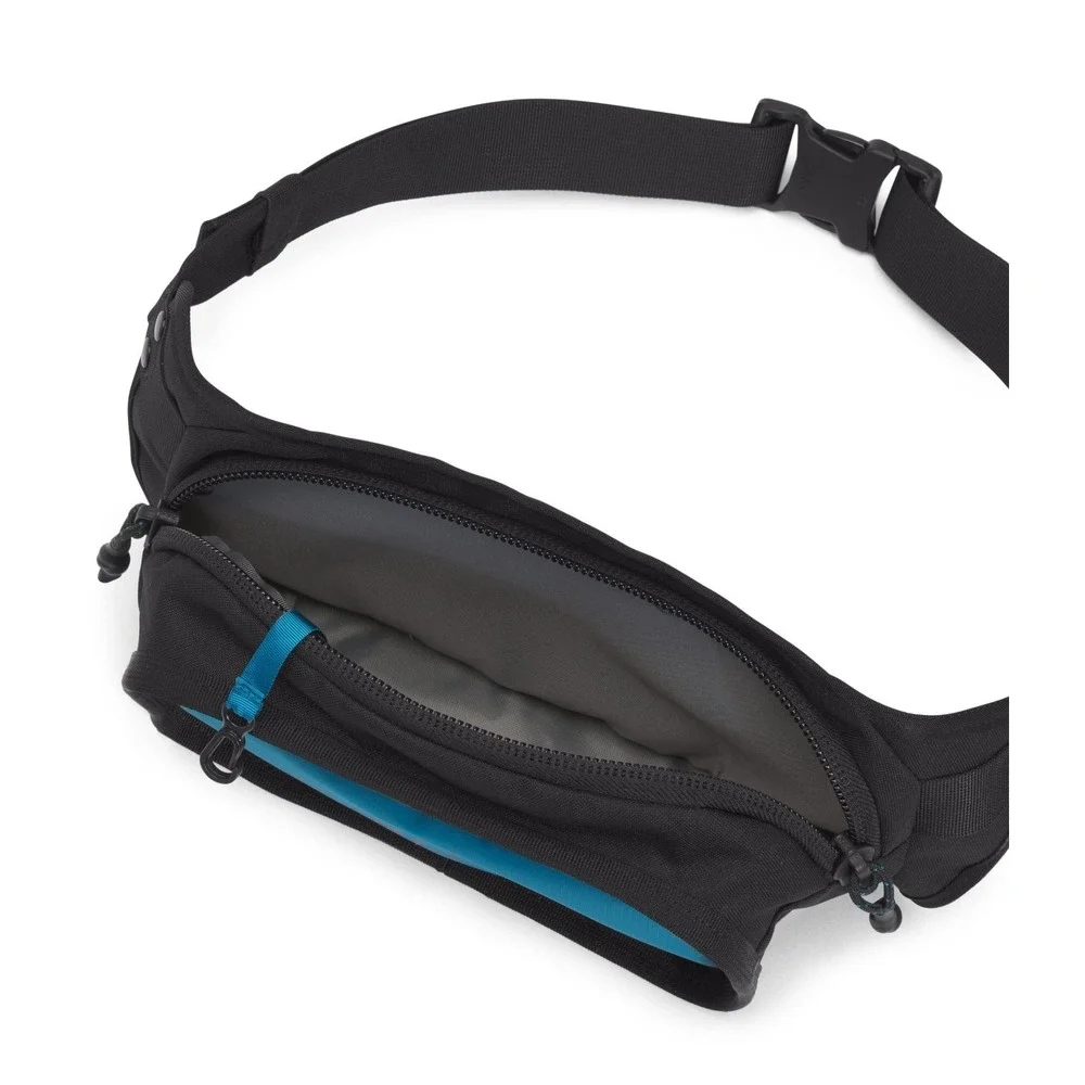 The‎ North Face Explore Hip Pack - Banff Blue/TNF Black Adjustable Belt Zipper